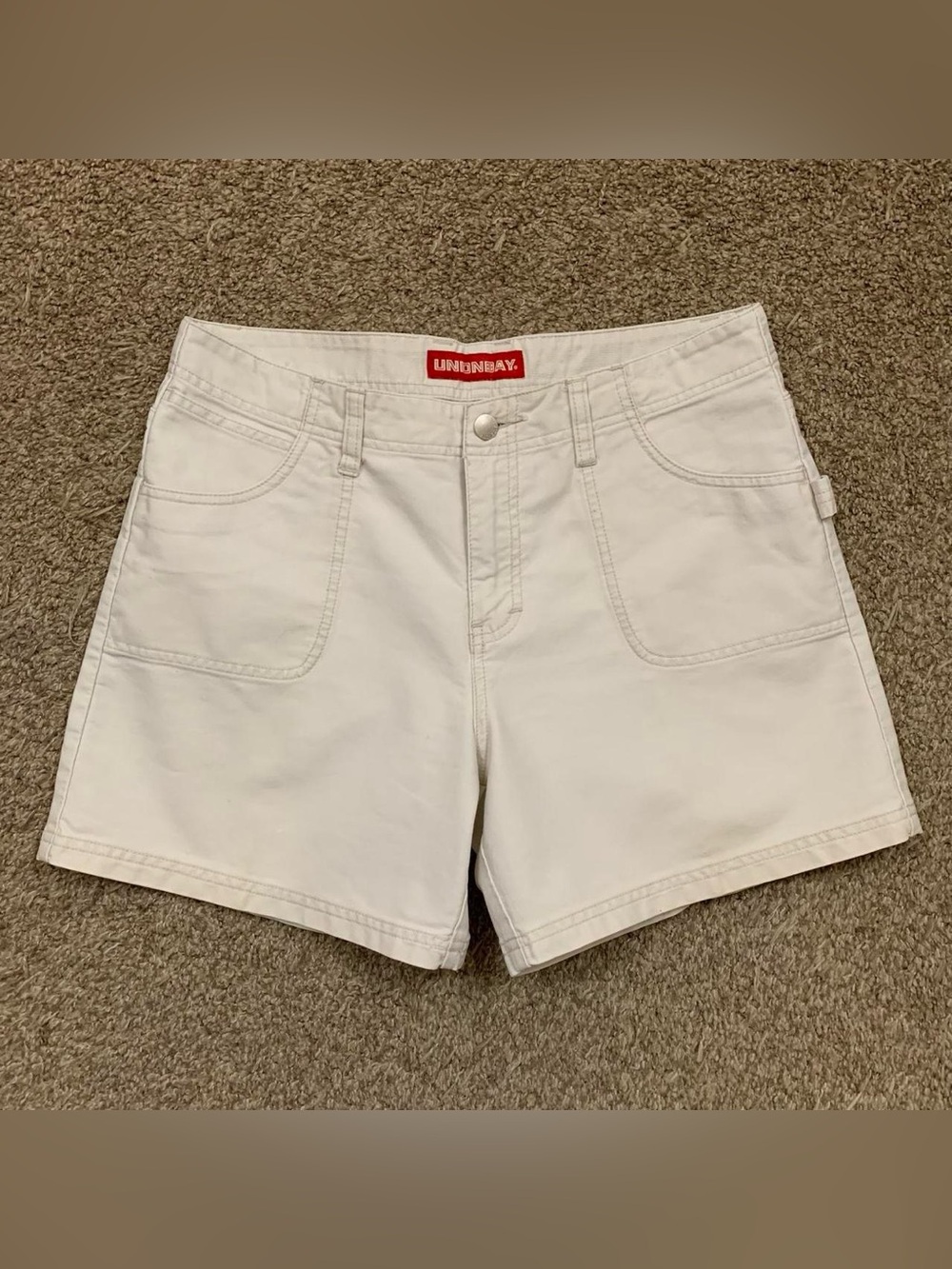 Unionbay Khaki Shorts Juniors 13 Carpenter Utility Chino Y2K Vintage Grunge 90s